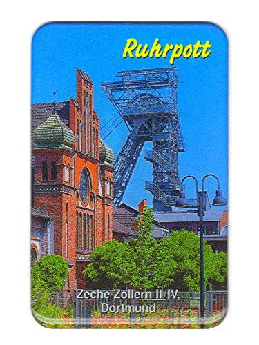 Flexi-Magnet Zeche Zollern II/IV Ruhrpott Dortmund von City Souvenir Shop
