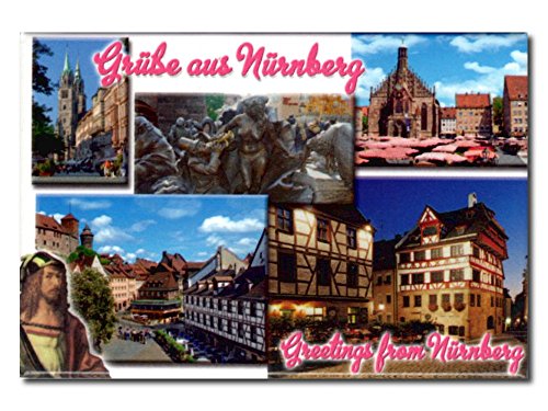 Foto-Magnet Grüsse aus Nürnberg von City Souvenir Shop