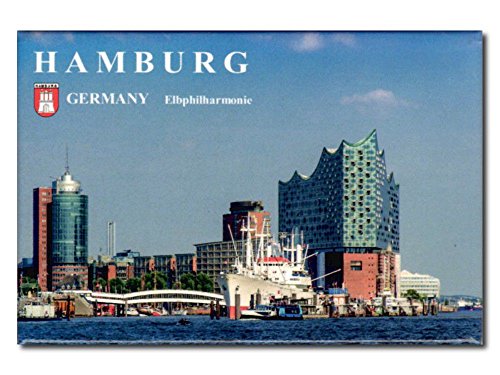 Foto-Magnet Hamburg, Elbphilharmonie bei Tag, ca. 8 x 5,4 cm von City Souvenir Shop
