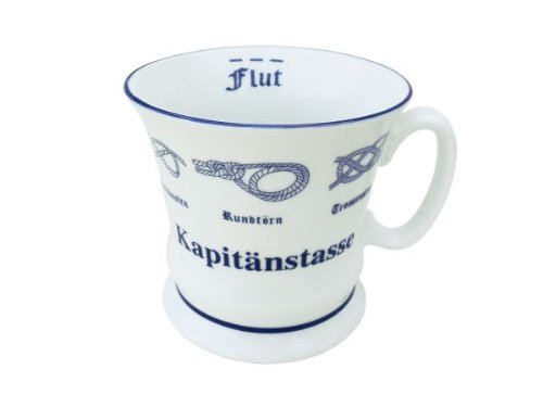 Kapitänstasse Kaffee-Becher aus Porzellan von City Souvenir Shop