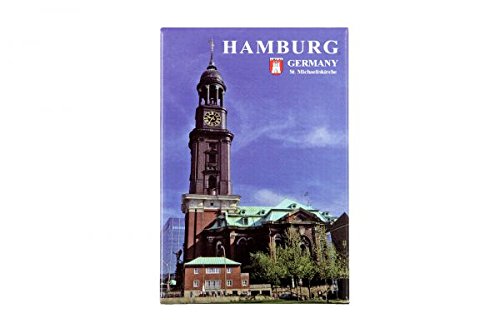 Foto-Magnet Hamburger Michel, Wahrzeichen St. Michaelis-Kirche, ca. 8 x 5,4 cm von City Souvenir Shop