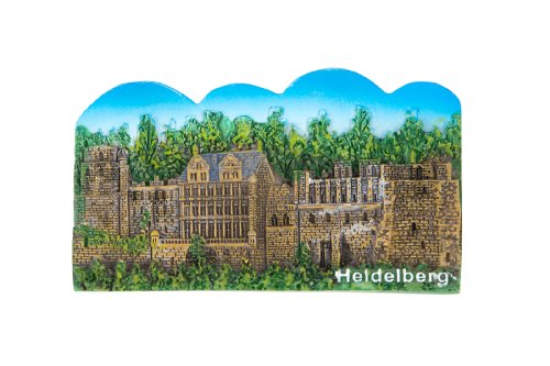 Relief-Magnet Heidelberg Schloss von City Souvenir Shop