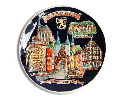 Relief-Teller"Heidelberg" von City Souvenir Shop