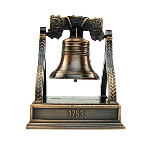 Bronze Metall Liberty Bell Miniatur Replica Druckguss Neuheit Anspitzer von City-Souvenirs