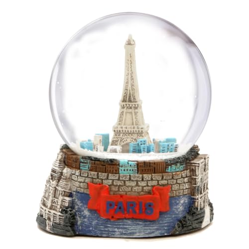 Mini Paris Effiel Tower Schneekugel, 6,3 cm von City-Souvenirs