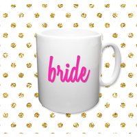 Braut - Hochzeit-Tag-Becher Hochzeit Partei Becher Kaffeebecher Kaffee von CityMonograms