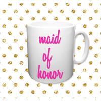 Trauzeugin Kaffeebecher - Matrone Der Ehre Hochzeit-Tag-Becher Hochzeit Partei Becher Kaffee-Becher von CityMonograms