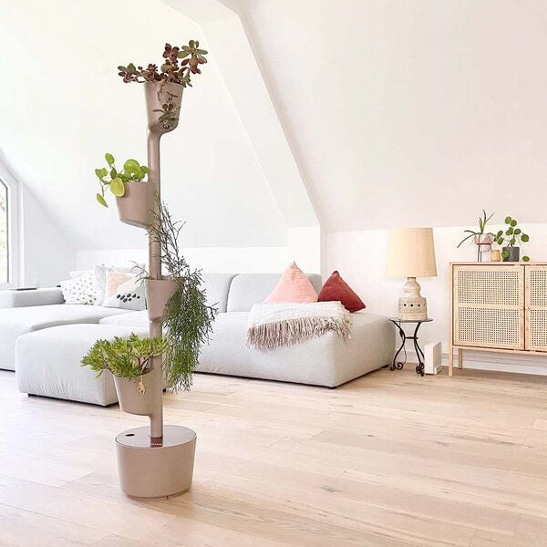 CitySens Vertikaler Blumentopf mit Wifi-Selbstbewässerung; 4 Blumentöpfe CitySens Vertikaler Blumentopf mit Wifi-Selbstbewässerung; 4 Blumentöpfe von CitySens