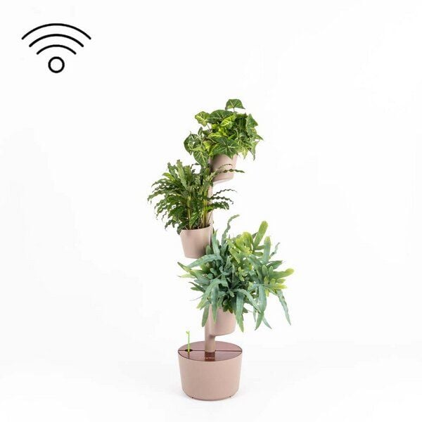 CitySens Vertikaler Blumentopf mit Wifi-Selbstbewässerung; 3 Blumentöpfe CitySens Vertikaler Blumentopf mit Wifi-Selbstbewässerung; 3 Blumentöpfe von CitySens