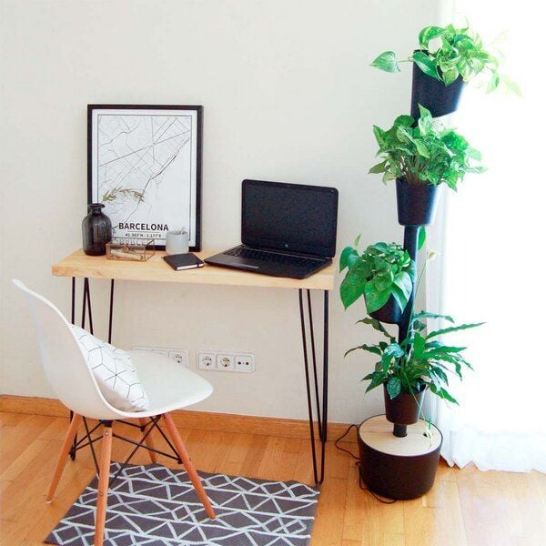 CitySens vertikaler Blumentopf mit automatischer Bewässerung; 4 Blumentöpfe CitySens vertikaler Blumentopf mit automatischer Bewässerung; 4 Blumentöpfe von CitySens