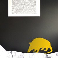 Schnüffelndes Gürteltier Wandtattoo Tier Tattoo Fürs Kinderzimmer von Citystic