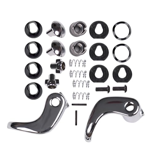 Ciuouient (rechts + links) Verriegelungsfenstergriff Chrom Paar Set kompatibel mit 80-86 Chevrolet C10/K10,75-93 Chevrolet G20/G30,80-86 Chevrolet C20/K20/K30/C30 von Ciuouient