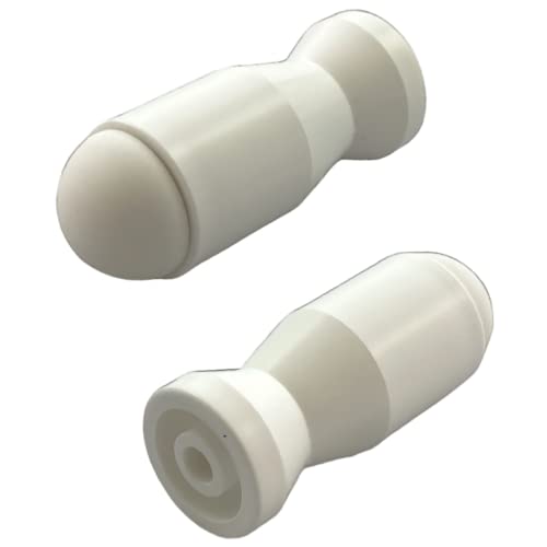 Set mit 2 weißen Zivilonen, Gehäuse aus Hartplastik und Stoßdämpfer aus Elastomer, Durchmesser 27,4 mm, Länge 69,5 mm. Set mit 2 weißen Zivilonen, Gehäuse aus Hartplastik und Stoßdämpfer aus Elastomer, Durchmesser 27,4 mm, Länge 69,5 mm. von Civic industrie