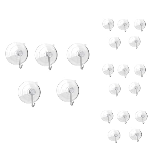CiwDehuanle 20 PCS klebehaken extra stark: Haken Selbstklebend Nicht Bohren Nagel freie Wasserdicht, hängt Handtuch Mantel Schlüssel für Badezimmer Küche Schlafzimmer Büro (20) von CiwDehuanle