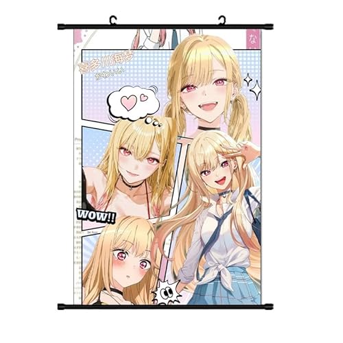 Ciyoulio Kitagawa Marin Anime Poster Shizuku Kuroe/Nikaidou Neon Scroll Poster Gojo Wakana Manga Scroll Bild Wandkunst hängendes Gemälde Heimdekor 60CM x 40CM Ciyoulio Kitagawa Marin Anime Poster Shizuku Kuroe/Nikaidou Neon Scroll Poster Gojo Wakana Manga Scroll Bild Wandkunst hängendes Gemälde Heimdekor 60CM x 40CM von Ciyoulio