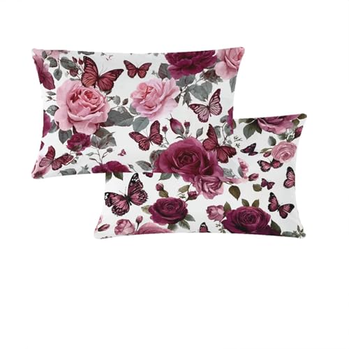 Outdoor Kissenbezug 40x80cm Rotwein Kissenbezug Herbst Garten Zierkissenbezüge Blumen Leinen Sofakissenbezüge Doppelseitiges Druckdesign 2 er set Für Deko Wohnzimmer Schlafzimmer Sofa Balkon T478 Outdoor Kissenbezug 40x80cm Rotwein Kissenbezug Herbst Garten Zierkissenbezüge Blumen Leinen Sofakissenbezüge Doppelseitiges Druckdesign 2 er set Für Deko Wohnzimmer Schlafzimmer Sofa Balkon T478 von Cjwcclcn