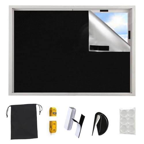 Dachfenster Verdunklungsrollo, Fenster Bohrfreie Rollos, Verdunkelungsrollo Ohne Bohren Fenster mit Unifarbene Tasche Klettverschluss Meterstab Mini-Brieföffner Doppelseitiges Punktklebeband Dachfenster Verdunklungsrollo, Fenster Bohrfreie Rollos, Verdunkelungsrollo Ohne Bohren Fenster mit Unifarbene Tasche Klettverschluss Meterstab Mini-Brieföffner Doppelseitiges Punktklebeband von Cjytdkj