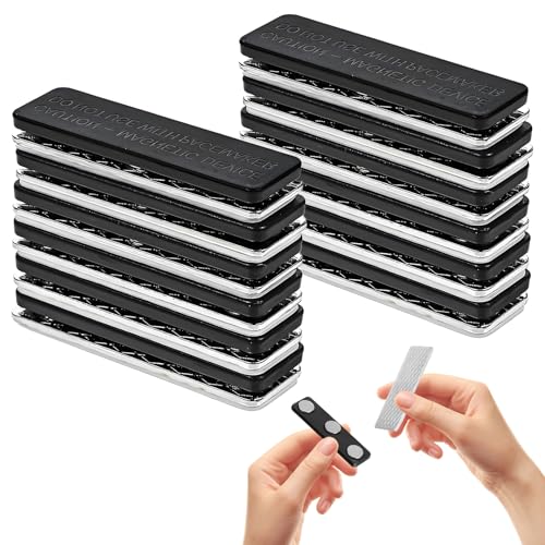 Magnetischer Vorhangverschluss, 12 Paar Vorhang Magnete, Vorhang Magnet mit Kleber für Verdunkelungsvorhänge Magnetischer Vorhangverschluss, 12 Paar Vorhang Magnete, Vorhang Magnet mit Kleber für Verdunkelungsvorhänge von Cjytdkj