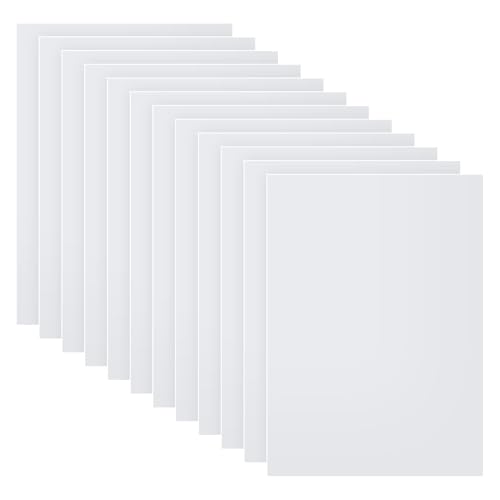 Mylar-Schablonenblätter, 12 Stück Mylar Folie Schablonen, Blanko Schablonenmaterial für DIY Handwerk Vorlage(30,5 x 21,8 cm) von Cjytdkj