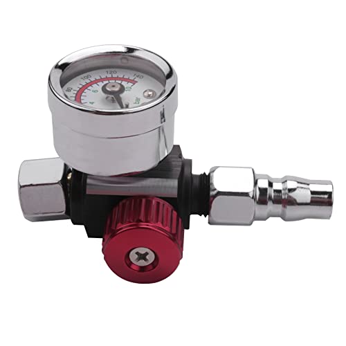 ClAZTyict 1 Stück 1/4 Mini Luft Regel Ventil Werkzeug Dauerhaft Kleine Schwanz Manometer 48X60Mm Mit Düse Für Werkzeug ClAZTyict 1 Stück 1/4 Mini Luft Regel Ventil Werkzeug Dauerhaft Kleine Schwanz Manometer 48X60Mm Mit Düse Für Werkzeug von ClAZTyict