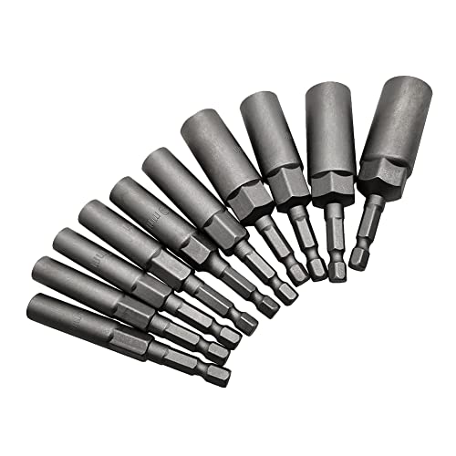 ClAZTyict 10 Stück 5,5 Mm-14 mm Innensechskant-Hülsendüsen Steckschlüssel-Set Steckschlüssel-Set für Bohrmaschinen Schlagschrauber Power Schraubendreher-Werkzeuge ClAZTyict 10 Stück 5,5 Mm-14 mm Innensechskant-Hülsendüsen Steckschlüssel-Set Steckschlüssel-Set für Bohrmaschinen Schlagschrauber Power Schraubendreher-Werkzeuge von ClAZTyict
