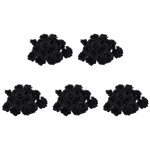 ClAZTyict 100 STK. Schwarze Rose Kuenstliche Seide Party Hochzeit Haus Buero Garten Shop DIY von ClAZTyict