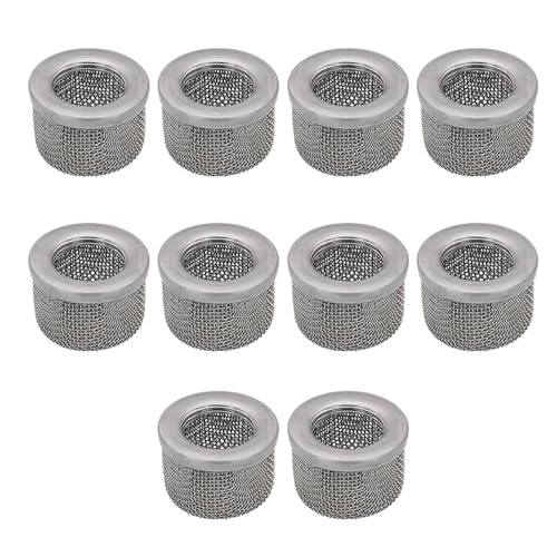 ClAZTyict 10X 181072 oder 181-072 Einlasssiebsiebfilter mit 1-NPT-Gewinde für Den Saugschlauch Des Airless-FarbspritzgeräTs 795 1095 1500 von ClAZTyict