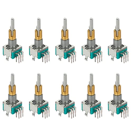 ClAZTyict 10X EC11EBB24C03 Doppel Achsen Geber mit Schalter 30 Positionierungs Nummer 15 Impuls 25mm von ClAZTyict