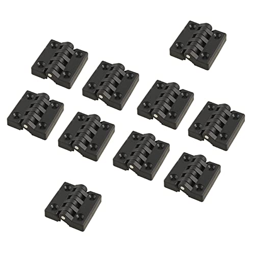 ClAZTyict 10X Scharnier fuer Schranktuer, Kugellager, Kunststoff, Robust, 40 x 40 mm von ClAZTyict