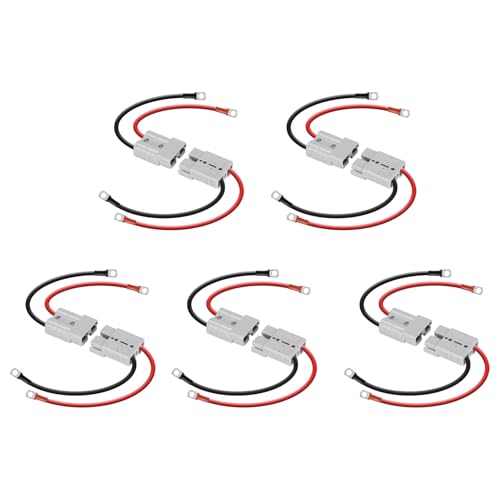 ClAZTyict 10x Anderson-Stecker 50 A Kit Anderson-Stecker 8 Gauge 30 cm Batteriekabel Wasserdichte Schnellverbinder für Lifepo4 ClAZTyict 10x Anderson-Stecker 50 A Kit Anderson-Stecker 8 Gauge 30 cm Batteriekabel Wasserdichte Schnellverbinder für Lifepo4 von ClAZTyict