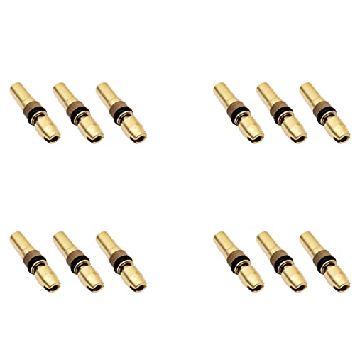 ClAZTyict 12 Stück Dreistufiger Kolben Kopf Hoch Druck Kupfer Kopf 6mm Hoch Druck Pumpe 30Mpa Teile von ClAZTyict