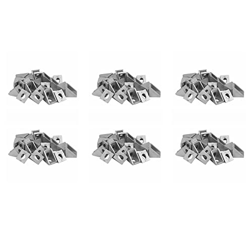 ClAZTyict 120 Stücke 2020 Ecke Fitting Angle Aluminium 20 x 20 L Verbindungs Elemente Halterung Verbindungs Elemente Verwendung 2020 Industrielles Aluminium Profil von ClAZTyict