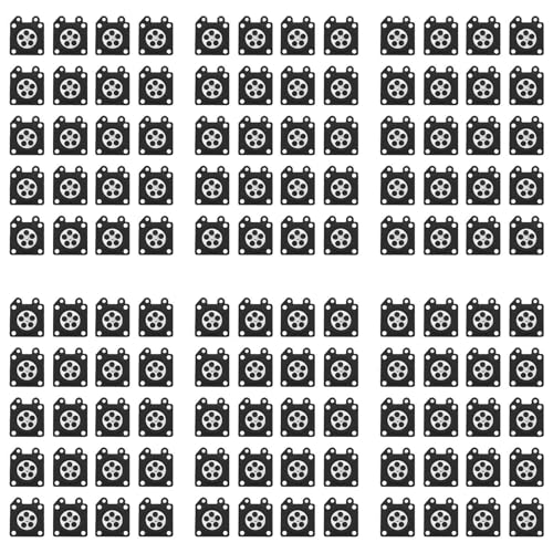 ClAZTyict 120 Stücke 2500 3800 4500 5200 5800 Kettensägen Vergaser Teile Dosiermembran Dichtungen von ClAZTyict