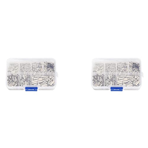 ClAZTyict 1200 Stück 0,5 mm2-6 mm2 22-10 AWG Nicht Isolierte Aderendhülse für Elektrische Kabel, Blankes Verzinntes Kupfer ClAZTyict 1200 Stück 0,5 mm2-6 mm2 22-10 AWG Nicht Isolierte Aderendhülse für Elektrische Kabel, Blankes Verzinntes Kupfer von ClAZTyict