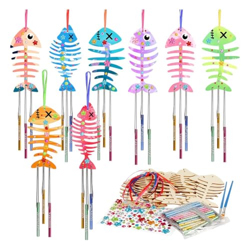 ClAZTyict 12er-Pack -Set, Frühlings-Bastelarbeiten für Kinder, Kunsthandwerk Aus für Mädchen und, Basteln Sie Ihr Eigenes Fisch- ClAZTyict 12er-Pack -Set, Frühlings-Bastelarbeiten für Kinder, Kunsthandwerk Aus für Mädchen und, Basteln Sie Ihr Eigenes Fisch- von ClAZTyict