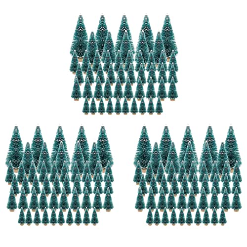 ClAZTyict 150 Stücke Miniatur Künstliche Weihnachten Kleine Schnee Frost Bäume Kiefern Weihnachten Mach Es Selbst Party Dekoration von ClAZTyict