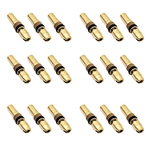 ClAZTyict 18 Stück Dreistufiger Kolben Kopf Hoch Druck Kupfer Kopf 6mm Hoch Druck Pumpe 30Mpa Teile von ClAZTyict