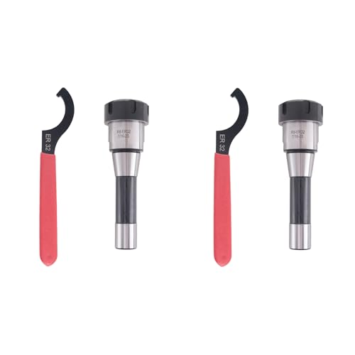 ClAZTyict 2 STueCK 6,3 R8-ER32 7/16 Spannzangenhalter CNC-Fraesen Drehmaschine R8 Spindel Werkzeug von ClAZTyict