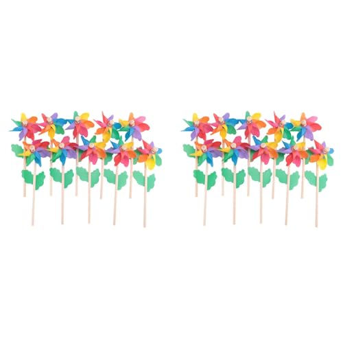 ClAZTyict 20 Stück Stick WindräDer, Party WindräDer DIY WindräDer Set für Kinder Spielzeug Garten Rasen Party ClAZTyict 20 Stück Stick WindräDer, Party WindräDer DIY WindräDer Set für Kinder Spielzeug Garten Rasen Party von ClAZTyict