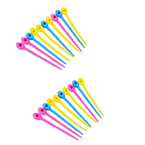 ClAZTyict 20 Stücke Lebensmittel Qualität Silikon Beutel Kabel Binder Kabel Reißverschluss Twist Allzweck ClAZTyict 20 Stücke Lebensmittel Qualität Silikon Beutel Kabel Binder Kabel Reißverschluss Twist Allzweck von ClAZTyict