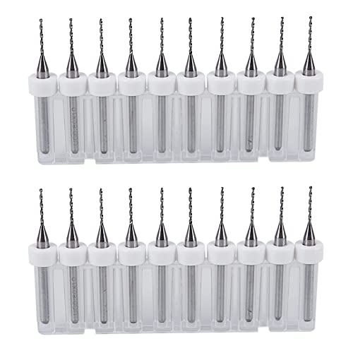 ClAZTyict 20 Teile 0,8mm Hohe Qualität PCB Leiterplatte Hartmetall Mini Bohrer Werkzeug von ClAZTyict