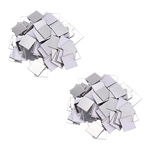 ClAZTyict 200 StÜCk Fliesen Wandaufkleber 3D Aufkleber Room Decor Stick (Silber) von ClAZTyict