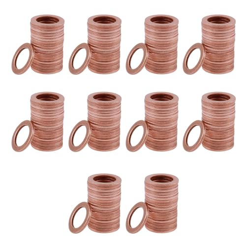 ClAZTyict 200 Stueck 12mm x 18mm x 1.5mm Kupfer Unterlegscheibe Ringeinfueger Dicht ClAZTyict 200 Stueck 12mm x 18mm x 1.5mm Kupfer Unterlegscheibe Ringeinfueger Dicht von ClAZTyict
