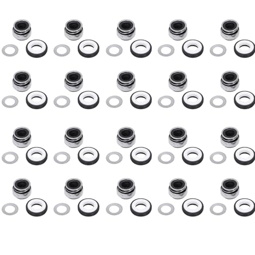 ClAZTyict 20X 14mm Spiralfeder Gummibalg Pump Gleitringdichtung 301-12 von ClAZTyict