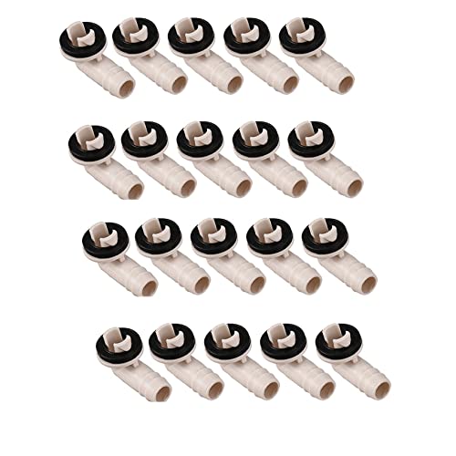 ClAZTyict 20X AC Ablass Anschluss für Klimaanlage, Verschraubung mit Gummi Ring (15 mm) von ClAZTyict