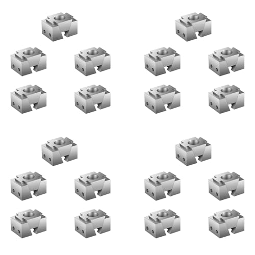ClAZTyict 20X Ok Fixture Wedge M6 Erweiterungsmaschine, Tischplatte, Verstellbare Seitliche Feste Klemme, Skulptur, Schnitzwerkzeug, Modellfiguren von ClAZTyict