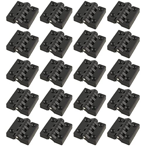 ClAZTyict 20X Scharnier Fuer Schranktuer, Kugellager, Kunststoff, Robust, 40 x 40 mm von ClAZTyict