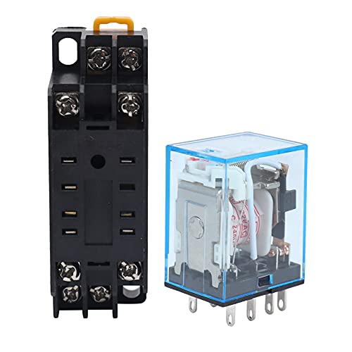 ClAZTyict 220 / 240V AC Spule DPDT Leistungsrelais MY2NJ 8 Pin w Steckdose Basis ClAZTyict 220 / 240V AC Spule DPDT Leistungsrelais MY2NJ 8 Pin w Steckdose Basis von ClAZTyict