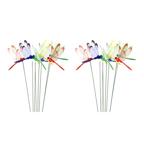 ClAZTyict 24 StüCk KüNstliche Libelle Schmetterlinge Garten Dekoration AußEn Simulation Libelle PfäHle Yard ClAZTyict 24 StüCk KüNstliche Libelle Schmetterlinge Garten Dekoration AußEn Simulation Libelle PfäHle Yard von ClAZTyict