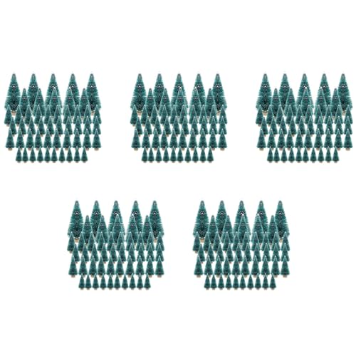 ClAZTyict 250 STÜCKE Miniatur Künstliche Weihnachten Kleine Schnee Frost Bäume Kiefern Weihnachten Mach Es Selbst Party Dekoration von ClAZTyict